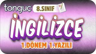 8.Sınıf İngilizce 1.Dönem 1.Yazılıya Hazırlık  #2024