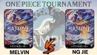ワンピカード  ONE PIECE CARD GAME TOURNAMENT    赤紫ロー VS 赤紫ロー 