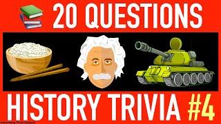 HISTORY TRIVIA QUIZ #4 - 20 World History Trivia Quiz Questions and Answers  Pub Quiz