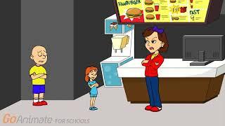 Caillou and Rosie go to Steak and Shake Sacred Assortment Re-upload