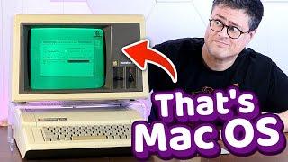 This Apple II is running... Mac OS?