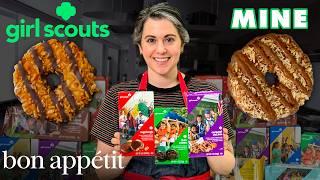 Pastry Chef Attempts to Make Gourmet Girl Scout Cookies  Gourmet Makes  Bon Appétit
