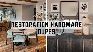 RESTORATION HARDWARE FURNITURE DUPES  LOOK FOR LESS  2024