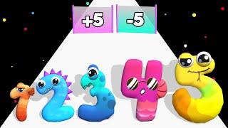 Number Run Merge 3D Maths Level Up Gameplay New Update