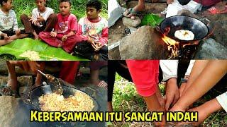 Ngeliwet Nasi goreng bersama adik2 dan suasananya bikin rindu kampung Halaman