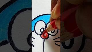 Colouring Doraemon#howtodraw #shorts  #doraemoncartoon #satifyingart #easyart