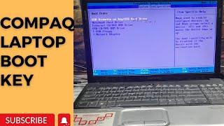 compaq boot menu key  compaq laptop boot from usb