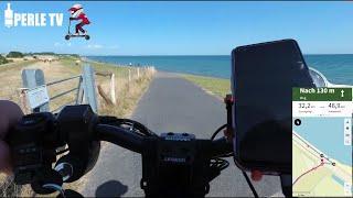  IO Hawk Legend  804km Tour 13.08.2022 - LIVE Insel Fehmarn Umrundung mit dem E-Scooter 27k