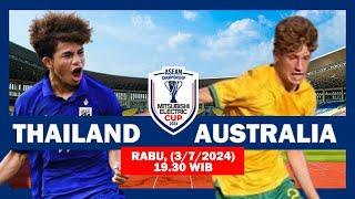 LIVE  Thailand U16 VS Australia U16 final Piala AFF U16 2024 LIVE SCORE