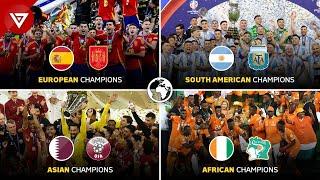  CONTINENTAL CHAMPIONS - The List of Cup Winners on Every Continent Confederation 2023-2024