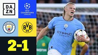 Haaland vollendet City dreht Match Man City - Borussia Dortmund 21  UEFA Champions League  DAZN