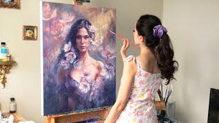 I want to be more free in my art...  Oil Painting Time Lapse