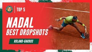 Top 5 Rafael Nadal dropshots at Roland-Garros