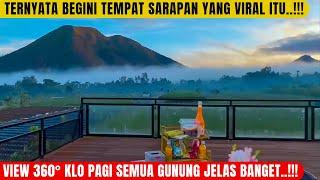 DIKELILINGI 6 GUNUNG SEKALIGUS..WAJIB COBA NIH.. Senja Pagi Cafe Eatery Magelang  Wisata Magelang