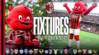 AC Milans Serie A 202425 fixture list Embark on the Rossoneris journey