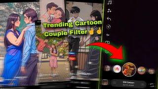 Trending Anime Couple Filter Instagram  Anime Trending filter Instagram 2024  new filter cartoon