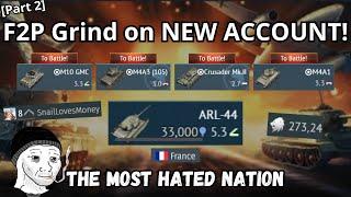 F2P Grinding in War Thunder is *𝐏𝐀𝐈𝐍* Is this true? Probably the WORST Nation in Game Part 2