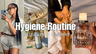 Feminine hygiene routine shower + skincare