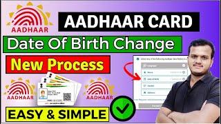 How To Change Date Of Birth In Aadhar Card  Aadhar card me DOB kaise change kare - Latest Process