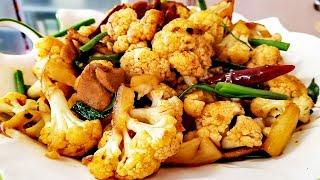 SICHUAN STYLE STIR-FRIED CAULIFLOWER  CH SECRET RECIPES