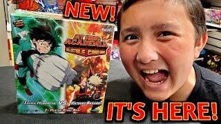 *NEW MY HERO ACADEMIA COLLECTIBLE CARD GAME IS HERE* 2 Player Rival Deck Unboxing Deku Vs. Bakugo