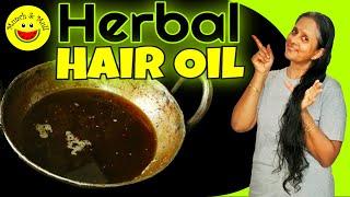 Homemade Herbal Hair Oil for Hair Growth  Best Herbal Hair Oil for Hair Growth