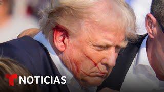 La crónica del atentado a Trump cuando le dispararon criticaba la migración  Noticias Telemundo