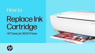 Replace the ink cartridge  HP DeskJet 3630 printer  HP Support
