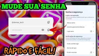 Como mudar a senha do Instagram