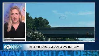 Mysterious black ring appears in the sky over Williamsburg