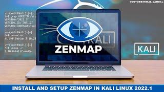 How to Install Zenmap on Kali Linux 2022.1 ?  Step By Step  Nmap GUI 