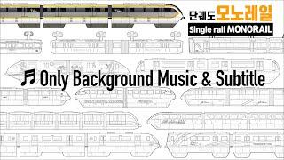 BGM 레일 위 아래를 달리는 모노레일  Single rail Monorail