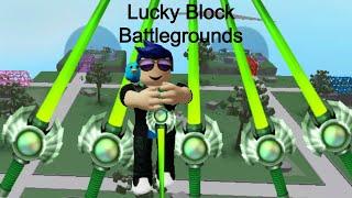 Lucky Block Battlegrounds But With Only The Green Periastron - Roblox