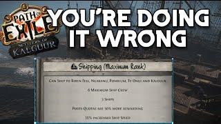 How Shipping Works  in S.O.K Path of Exile 3.25 Settlers of Kalguur