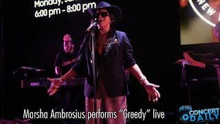 Marsha Ambrosius performs Greedy live Samsung837 listening event