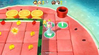 Super Mario Party Partner Party #2207 Watermelon Walkabout Bowser Jr & Rosalina vs Goomba & Monty