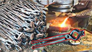 Manufacturing Process of Blacksmithing Tongs  Blacksmiths Tool Making