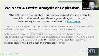 Socialism 101 Session 2 We Need A Leftist Analysis of Capitalism