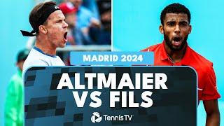 Daniel Altmaier vs Arthur Fils Highlights  Madrid 2024