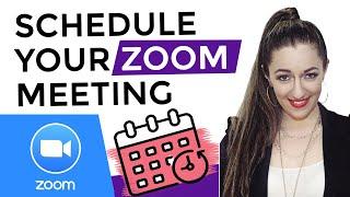 How to Schedule a Zoom Meeting in Advance Step by Step Tutorial 