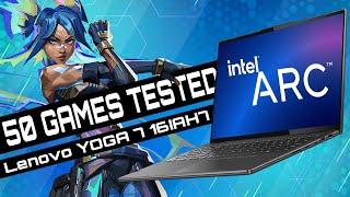 Lenovo Yoga 7 16 2023 Gaming Benchmarks 50 Games Tested i5-12500H Arc A370M