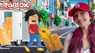 Roblox - VIRAMOS ENTREGADORAS NOOBS E DESAJEITADAS Delivery Simulator  Luluca Games