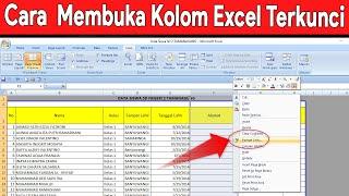 Cara Membuka Kolom Excel yang Terkunci