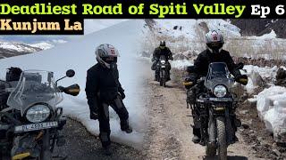 Spiti ka most Deadly Road  Kunjum Paas  Kaza-Manali Road