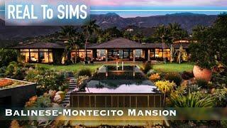 The Sims 4 Speed Build Ellen DeGeneres’ Mansion  Celebrity Mansion  Balinese Style  No CC