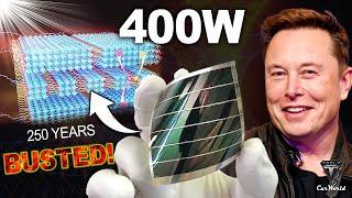 New Flexible Solar Panels 400WATT 250 Years Will Bust Teslas Solar Panels in Texas