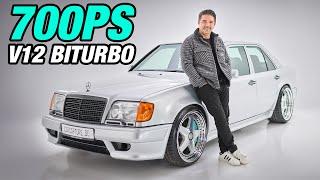 700PS V12 Biturbo im W124 500E von der Stern-Garage