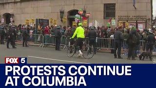 Pro-Palestine protests continue at Columbia