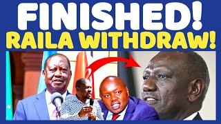 Breaking News Ruto Finished As Raila Joins Kenyans Dumping Broad Based Government -Ruto Must Go