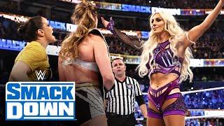 Charlotte Flair returns to win the title from Ronda Rousey SmackDown Dec. 30 2022
